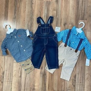 🆕 NWT Okie Dokie baby boy bundle